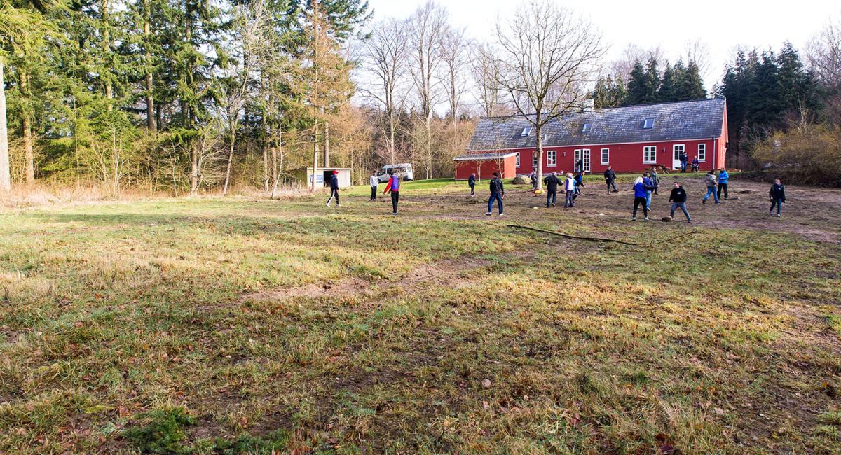 Børnehjælpsdagen ved Knagelbjerghus. Foto: Per Bungaa