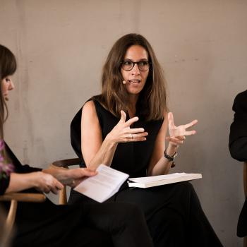 Louise Steiwer, Nanna Hjortenberg og Jesper Elg. Foto: Luna Stage.