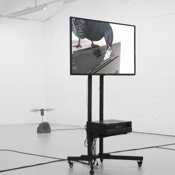 Installation view, The GPS Will Take Me Home, soloudstilling, Ringsted Galleriet, 2019. Foto: Morten K. Jacobsen